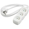 TRACER TRALIS44613 Prailginimo laidas TRACER PowerCord 1,5m 3 lizdai baltas