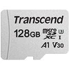 Atminties kortelė su adapteru Transcend microSDXC USD300S 128GB CL10 UHS-I U3 iki 95MB/S