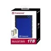 Išorinis kietasis diskas Transcend 25H3B 2.5'' 1TB USB3, Triguba smūgių slopinimo sistema
