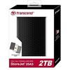 Kietasis diskas TRANSCEND StoreJet 25A3 HDD USB 3.0 2TB išorinis Juodas