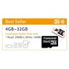 Atminties kortelė „Transcend Micro SDHC 32GB“ 10 klasės kortelė + SD adapteris