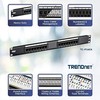 TRENDnet 16-portowy nieekranowany panel krosowy Cat6