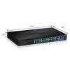 Šakotuvas TRENDnet TPE-2840WS - Tvarkomas - Gigabit Ethernet (10/100/1000) - Visas dvipusis maitinimas per Ethernet (PoE) - Tvirtinimas ant stovo - 1U