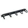 TRITON 19" įrišimo skydelis 1U 5x plastikinė rankena, juoda