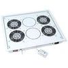 Vėdinimo skydo lentyna 19" TRITON stogo 4 ventiliatoriai RAC-CH-X04-X3