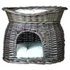 Trixie Wixlin lair su 2 pagalvėmis, 54 × 43 × 37 cm, pilka