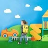 Kuprinė Toddlepak Trunki Lew Leeroy - geltona