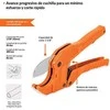 Plastikinių vamzdžių žirklės . Tvirtas metalinis korpusas, nerūdijančio plienmo gelęžtė. Vamzdžiams iki 41 mm. Terkšlinis mechanizmas Truper®