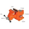 Šaltkalvio spaustuvai, HEAVY DUTY 125mm 17kg. 360° pasukamas. Truper®