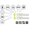 Python Series PYTHON Python 8070PY-020W Baltas tinklo kabelis 2 m Cat7 SF/UTP (S-FTP)
