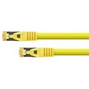 Python Series Python Patchkabel mit Cat.7 Rohkabel S/FTP PiMF halogenfrei 0,25m gelb