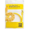 Python Series Python Patchkabel mit Cat.7 Rohkabel S/FTP PiMF halogenfrei 3m gelb