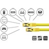 Python Series Python 8070PY-005Y Geltonas tinklo kabelis 0,5 m Cat7 SF/UTP (S-FTP)