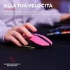 Pelė žaidimams Trust GXT 109 Felox usb 2.0, rožinė