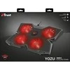 Aušinimo kilimėlis „Trust GXT 278 Yozu 20817“ (17 colių, 4 ventiliatoriai)