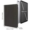 Dėklas Tucano Up Plus skirtas Apple iPad Air 11″ M2 2024 / M3 2025 / M4 2026 / Apple iPad Air 10.9″ (2022/2020) juodos spalvos