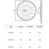 Graphite Grafito deimantinis šlifavimo diskas Turbina 115x22,2x5mm