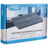 NATEC UKZ-1003 UGO HDD/SSD enclosure for 2.5" SATA - USB2 Aluminum juodas