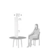 UBIQUITI AM-2G16-90 Ubiquiti AM-2G16 2,4 GHz AirMax 2x2 MIMO bazės sektoriaus antena 16 dBi, 90 laipsnių