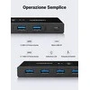 USB jungiklis KVM USB 2x4 UGREEN USB 3.0