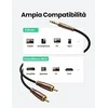 UGREEN AV170 kabelis 2x RCA Cinch kištukai - 3.5mm kištukas 2m