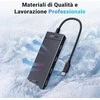 Ugreen Šakotuvas USB-C 4 prievadų (USB-C 3.2 Gen2) 30cm, juodas