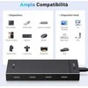 Ugreen Šakotuvas USB-C 4 prievadų (USB-C 3.2 Gen2) 30cm, juodas
