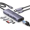 UGREEN CM512 6-in-1 Adapteris USB-C - 2x USB HDMI USB-C RJ45 TF/SD