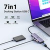 UGREEN CM512 6-in-1 Adapteris USB-C - 2x USB HDMI USB-C RJ45 TF/SD