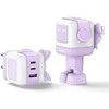 Įkroviklis Ugreen Nexode RG 65W GaN, 2 x USB-C + USB-A, violetinės spalvos