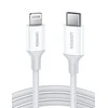 USB laidas Ugreen US171 MFi USB-C iki Lightning 3A 1.0m baltas