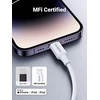 USB laidas Ugreen US171 MFi USB-C iki Lightning 3A 1.0m baltas