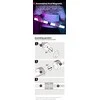 LED Šviestuvas Ulanzi VL110 RGB, WB (2500 K - 9000 K)