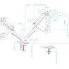 Ultradesk Darbastalio laikiklis dviem monitoriams 17 "- 32" (UD- BRAN- DB)