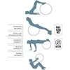 Gimnastikos kamuolys 65cm UMBRO mėlynas