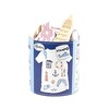 Antspaudų rinkinys Aladine Stampo Textile 13vnt. Navy + pagalvėlė antspaudams juoda