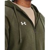 Vyriškas džemperis su gobtuvu Under Armour Rival Fleece, chaki