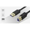 UNITEK C14095BK-2M USB kabelis USB 2.0 SPAUSDINtuvas M/M 2M USB 3.0 5Gbps