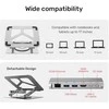 Unitek USB-C HDMI 4K PD 100W nešiojamojo kompiuterio stovas