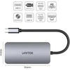 UNITEK Hub USB-C 1xUSB 3.1 Gen1 VGA 2xHdmi PD MST D1051A