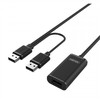 UNITEK Y-277 Unitek Cable USB 2.0 Active Extension, 5m, Y-277