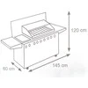 CXP Universum AbdeckhÃ¼lle Gasgrill mit LÃ¼ftungsÃ¶ffnungen (SchutzhÃ¼lle)