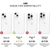 UAG Urban Armor Gear dėklas MONARCH, skirtas IPHONE 15 Plus, juodas, kevlarinis