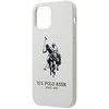 Dėklas Us Polo Assn US Polo USHCP12LSLHRWH Apple iPhone 12 Pro Max 6.7" baltos spalvos Silikono kolekcija