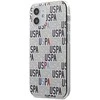 Dėklas „Us Polo Assn US Polo“ USHCP12MPCUSPA6 „Apple iPhone 12/12 Pro 6,1“ baltos spalvos „Logo Mania“ kolekcija