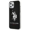 „Us Polo Assn“ blizgus „US Polo“ dėklas su dideliu logotipu, skirtas „iPhone 12 / 12 Pro 6.1“ - Juodas