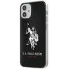 Us Polo Assn US Polo USHCP12STPUHRBK Apple iPhone 12 mini 5,4" telefono dėklas juodos spalvos Shiny Big Logo
