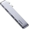 Adapterio šakotuvas UGREEN, 2XUSB_C iki 3x USB 3.0, HDMI