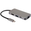 USB šakotuvas „MicroConnect Microconnect USB3.1CCOM16“ prijungimo stotelė, laidinis, USB 3.2 Gen 1 (3.1 Gen 1), C tipo, pilkas
