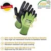 Pirštinės Uvex D500 Foam, D lygio atsparumas pjūviams, Dyneema Diamond, plienas, poliamidas. HPE delno padengimas. Dydis 9